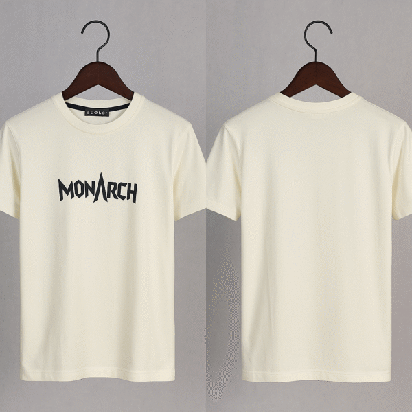 WHITE MONARCH T-SHIRT