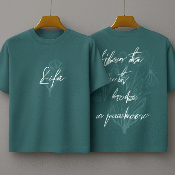 IMPORTED FABRIC SOFT BOTTOLE GREEN LIFE DROP-SOULDER