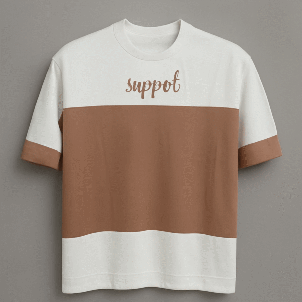 IMPORTED FABRIC SOFT NUDE 7 WHITE SUNNORT DROP-SOULDER